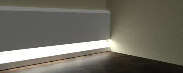 plinta led plinta polimer pentru banda led model Jad