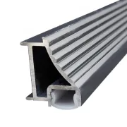 Profil LED aluminiu pentru cabina dus fara cadita – model LED.824.10.PKR2 cu finisaj lucios