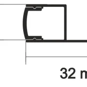 Schita Profil LED Aluminiu Argintiu Lucios led.808.10.MKR2.jpg