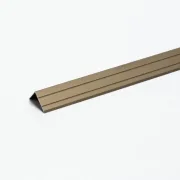 W115.03 bronz profil aluminiu protectie treapta cu caneluri, 25x20 mm