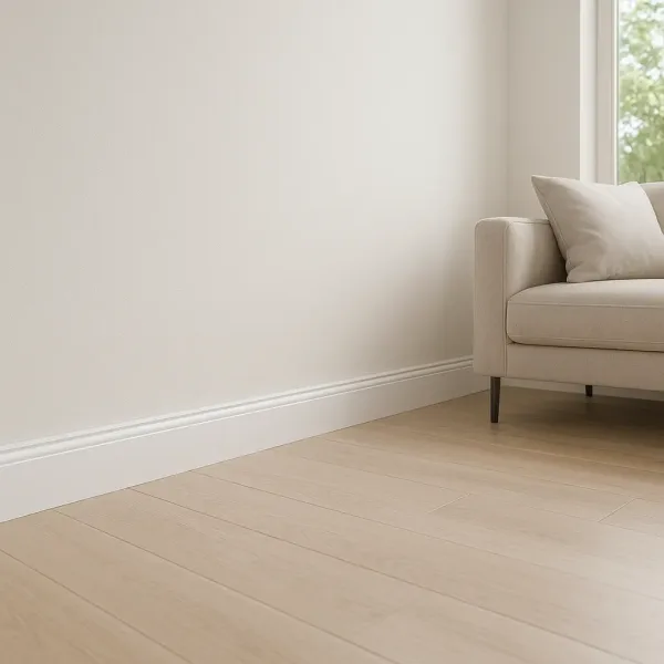 Plinta alba duropolimer – eleganta si simplitate in finisaje moderne