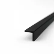 Protectie colt polimer tip L 15x15mm negru decofloor