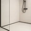 Dus walk-in cu profil frontal negru periat – Design modern si functionalitate impecabila
