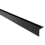 Profil fixare sticla dus cu aripa de compensare – negru periat
