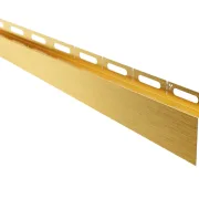 profil de compensare inox auriu periat pardoseala perete