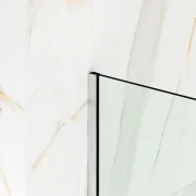 Profil inox fixare sticla dus walk-in argintiu periat Perete decor