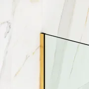 Profil inox fixare sticla dus walk-in auriu periat Perete decor